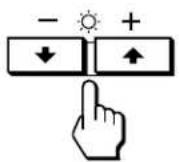 SONY GDM90W01T5 - Press the ⬤/↑ button to select "OSD MENU." - 1