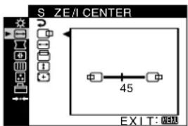 SONY GDM5510 - SIZE/CENTER (page 9) - 1