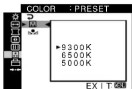 SONY GDM5510 - ■ PRESET 模式 - 1