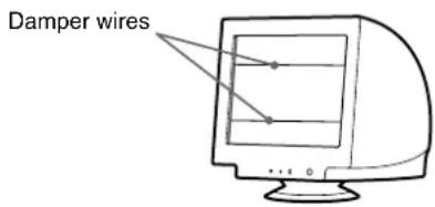 SONY GDM5510 - If thin lines appear on your screen (damper wires) - 1