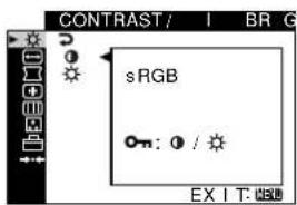 SONY GDM5510 - 如果您正在使用 sRGB 模式 - 1