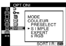 SONY GDM5510 - ■Sélectionnez le mode COULEUR - 1