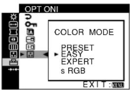 SONY GDM5510 - ■ 選擇 COLOR 模式 - 1