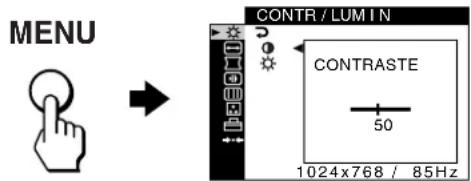 SONY GDM5510 - Navigation dans le menu - 1