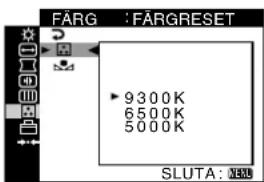 SONY GDM5510 - ■ FÄRGRESET-läge - 1
