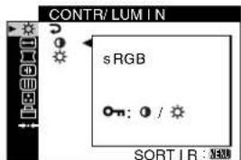 SONY GDM5510 - Si vous utilisez le mode sRGB - 1