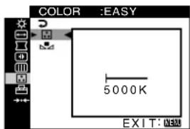 SONY GDM5510 - Move the control button up or down to highlight. Then press the control button. - 1