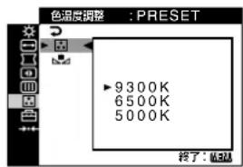 SONY GDM5510 - ■PRESETモード - 1