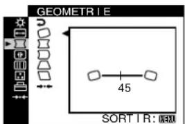 SONY GDM5510 - □ GEOMETRIE (page 10) - 1