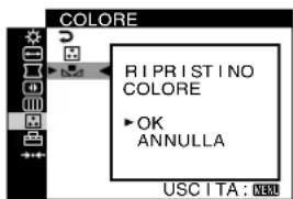 SONY GDM5510 - Spostare il tasto di comando verso l'alto o verso il basso per selezionare OK. Quindi premere il tasto di comando. - 1