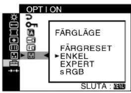 SONY GDM5510 - ■ Välja FÄRG-läget - 1