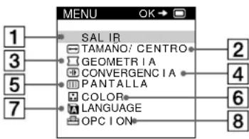 SONY GDM5402 - Navegación por el menú - 1