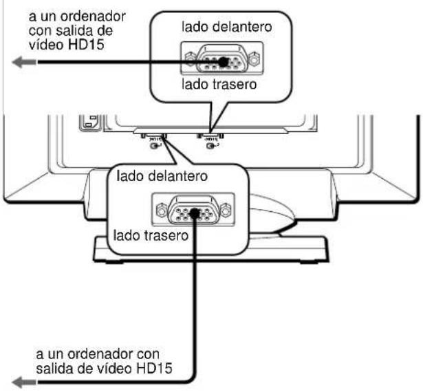 SONY GDM5402 - Paso 1: Conexión del monitor al ordenador - 1