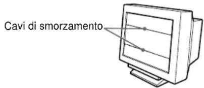 SONY GDM5402 - Se sullo schermo appaiono delle linee sottili (cavi di smorzamento) - 1