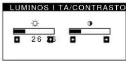 SONY GDM5402 - Premere il tasto ⚙ (luminosità) ↓/↑ o ⬆ (contrasto) ←/→. - 1