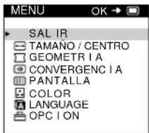 SONY GDM5410 - Visualización de la seals de entrada actual - 1