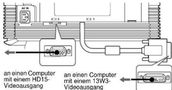 SONY GDM5410 - Schritt 2: Anschlieben des Monitors an den Computer - 1
