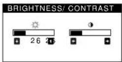SONY GDM5410 - Press either one of the (brightness) or (contrast)  buttons. - 1