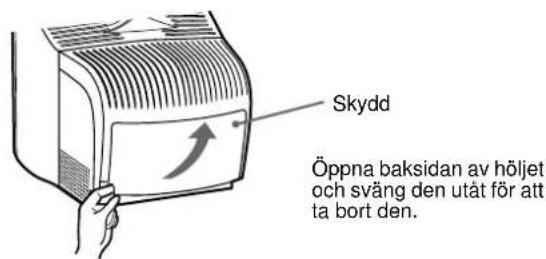 SONY GDM5410 - Steg 1: Ta bort skyddet pa baksidan - 1