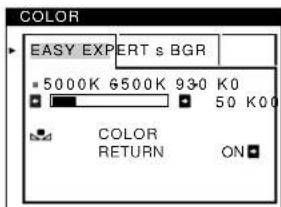 SONY GDM5410 - Navigating the menu - 8