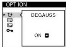 SONY GDM5410 - Navigating the menu - 10