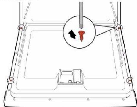BOSCH SHV4HBX40E - Valimise ukse eemaldamine - 2
