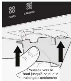ELECTROLUX EI28BS65KS - Installation de la rallonge du conduit à glaçons - 1