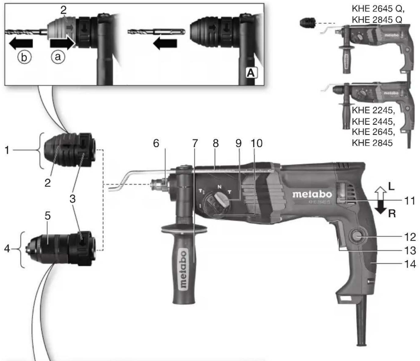 METABO KHE 2445 - 1