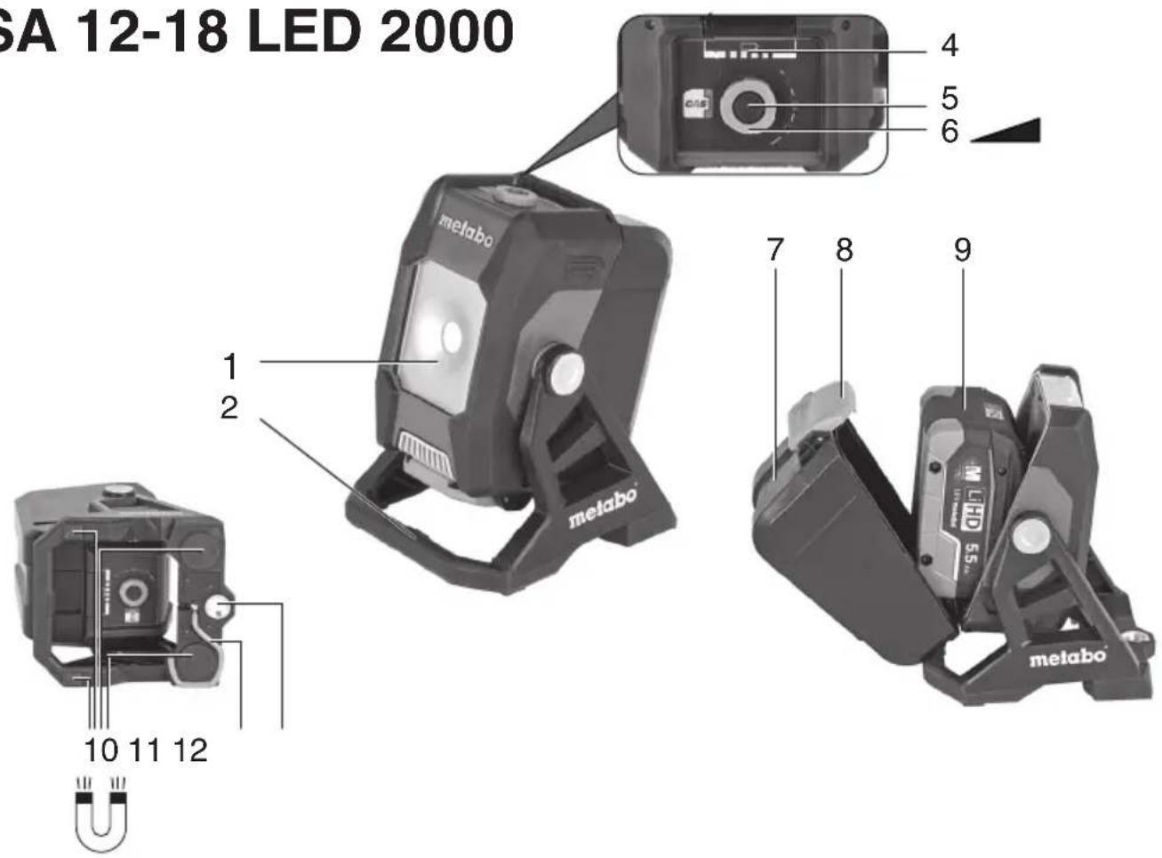 METABO BSA 18 LED 10000 - 1