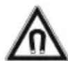 METABO BSA 18 LED 10000 - Caution! Magnetic field - 1