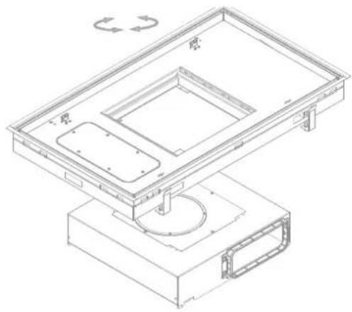 NOVY Pureline Pro Compact 6910 - t push on the bottom panel! - 2