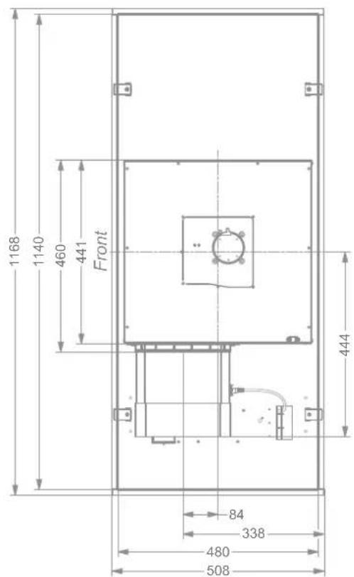 NOVY Pureline Pro Compact 6920 - Afmetingen - Dimensions - Abmessungen - Dimensions - 3