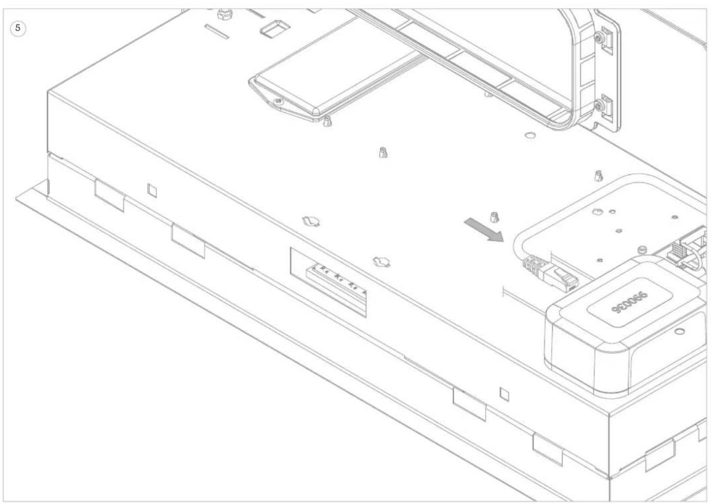 NOVY Pureline Pro Compact 6921 - Dismantling the ceiling unit - 2
