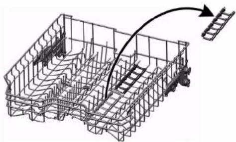 BOSCH SGS2HTW73E - Τοποθέτηση κλιπ στήριξης φλιτζανιών Ειδικά βοηθητικά μέσα: - 2