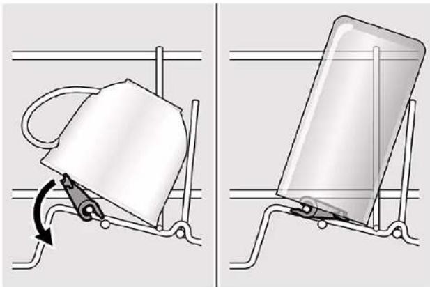 BOSCH SGS2HTW73E - Montar el clip de soporte de vasos y tazas - 4