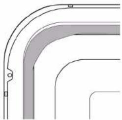 BOSCH SGS2HTW73E - Montar la junta de la puerta - 4