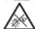 METABO KS 216 M Lasercut - Symbols on the machine (depends on model) - 6