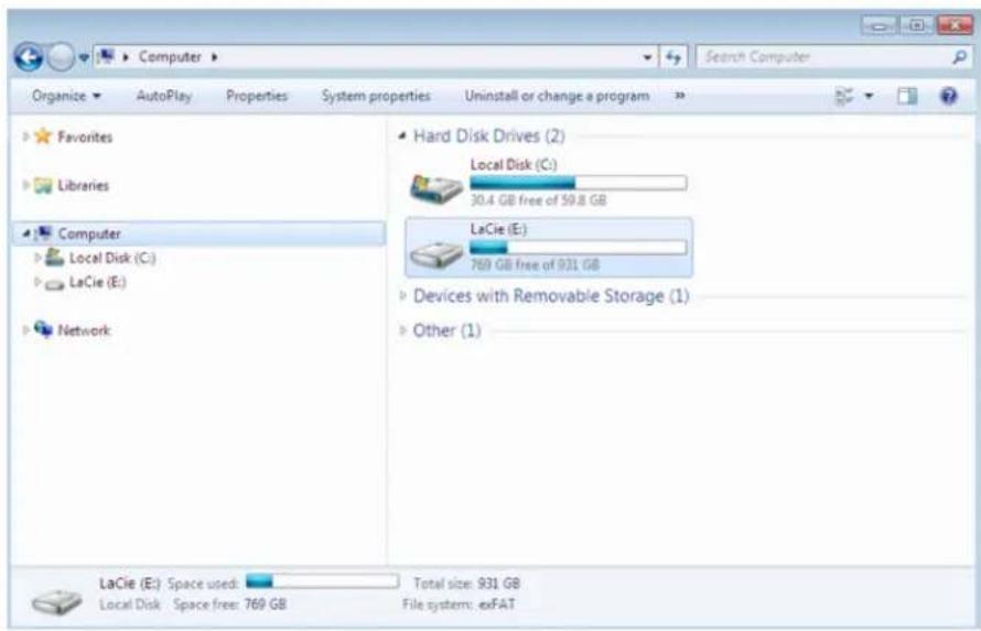 LACIE Fuel - COPIE DE CONTENU SUR LE DISQUE LACIE FUEL PAR GLISSER-DÉPOSER - 1
