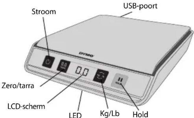 DYMO M5 - De weegschaal instellen - 1