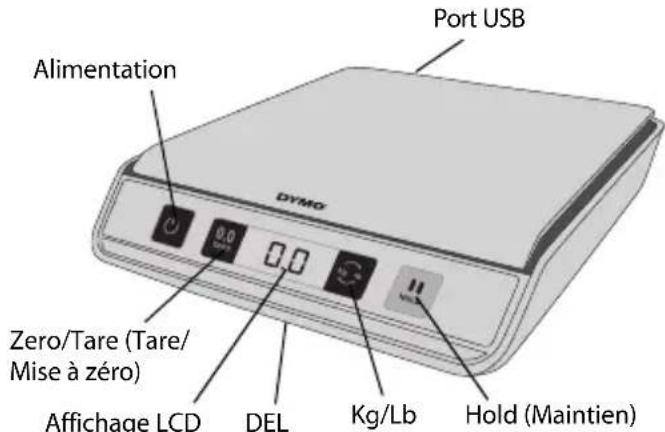 DYMO M5 - Pour installer la balance - 1