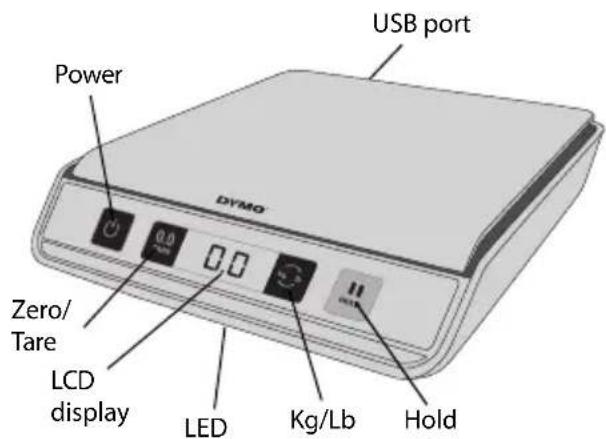 DYMO M5 - To set up the scale - 1