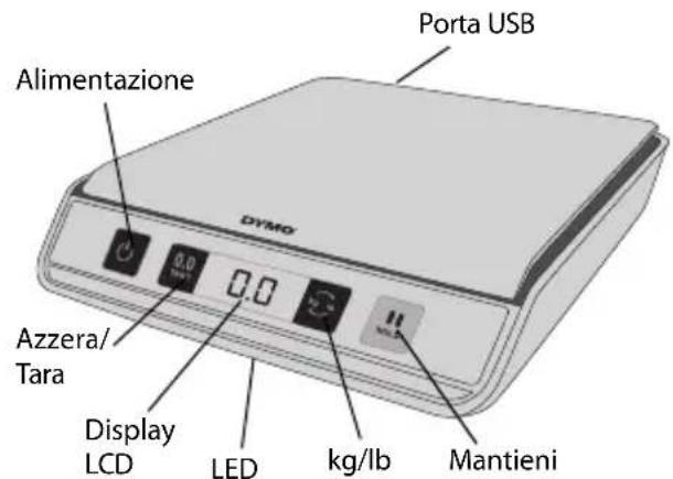 DYMO M5 - Impostazione della bilancia - 1