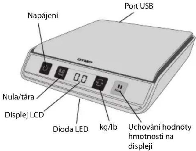 DYMO M5 - Postup nastavení váhy - 1