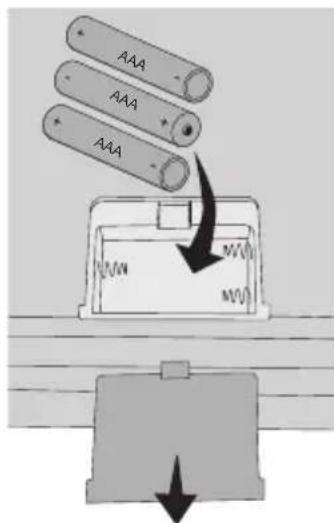 DYMO M5 - De batterijenplaatsen - 1