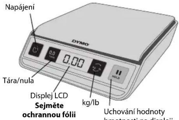 DYMO M2 - Postup nastavení váhy - 1