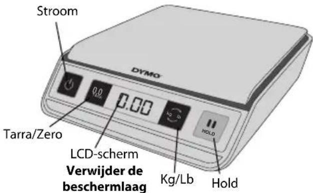 DYMO M2 - De weegschaal opstellen. - 1