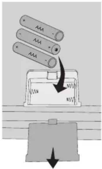 DYMO M2 - Para inserir as pilhas - 1
