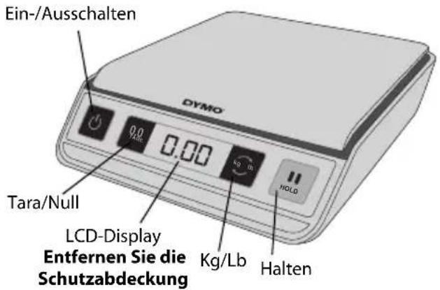 DYMO M2 - So richten Sie die Waage ein - 1