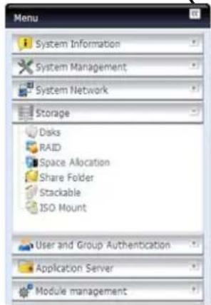Thecus N7700 - Éditer un volume RAID - 1