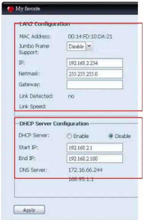 Thecus N7700 - Configuration du LAN2 - 2